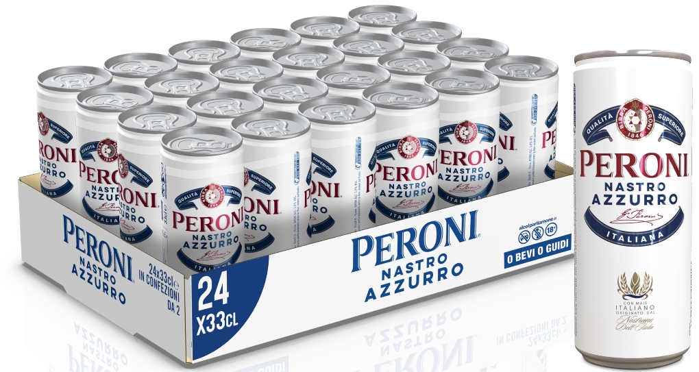 Image of product NASTRO AZZURRO 33 CL CAN FOR 24 CANS