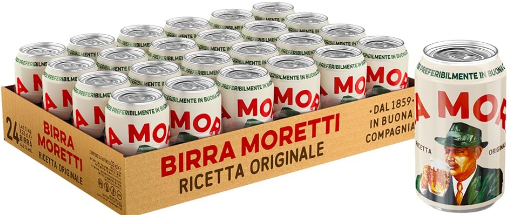 Image of product MORETTI 33CL CAN FOR 24 PIECES