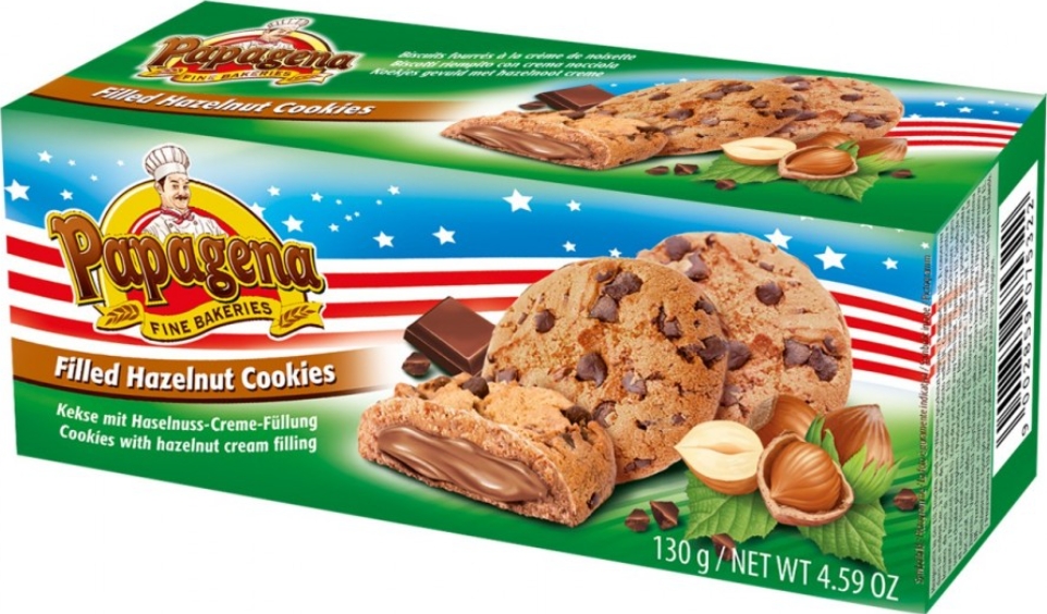 Image of product FILLED HAZELNUT COOKIES