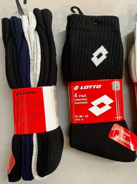 Image of product SOCKS LOT OF 4 PAIRS 43-46