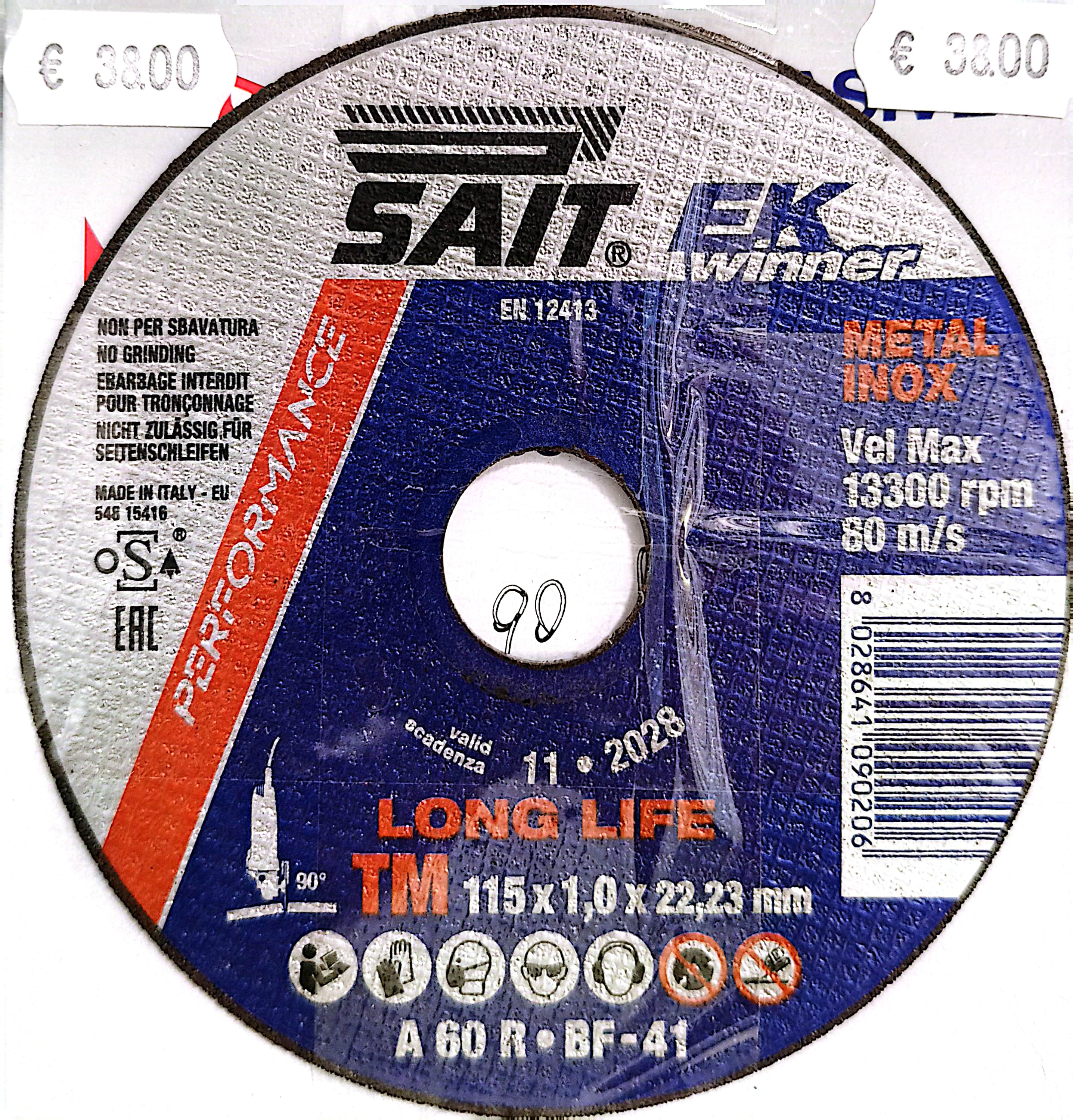 Immagine prodotto SAIT CUTTING DISC BOX OF 20 PIECES 