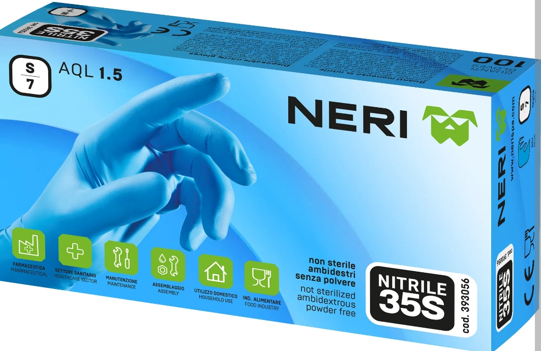 Image of product BLACK NITRILE GLOVES SIZE XL/10 PC 50