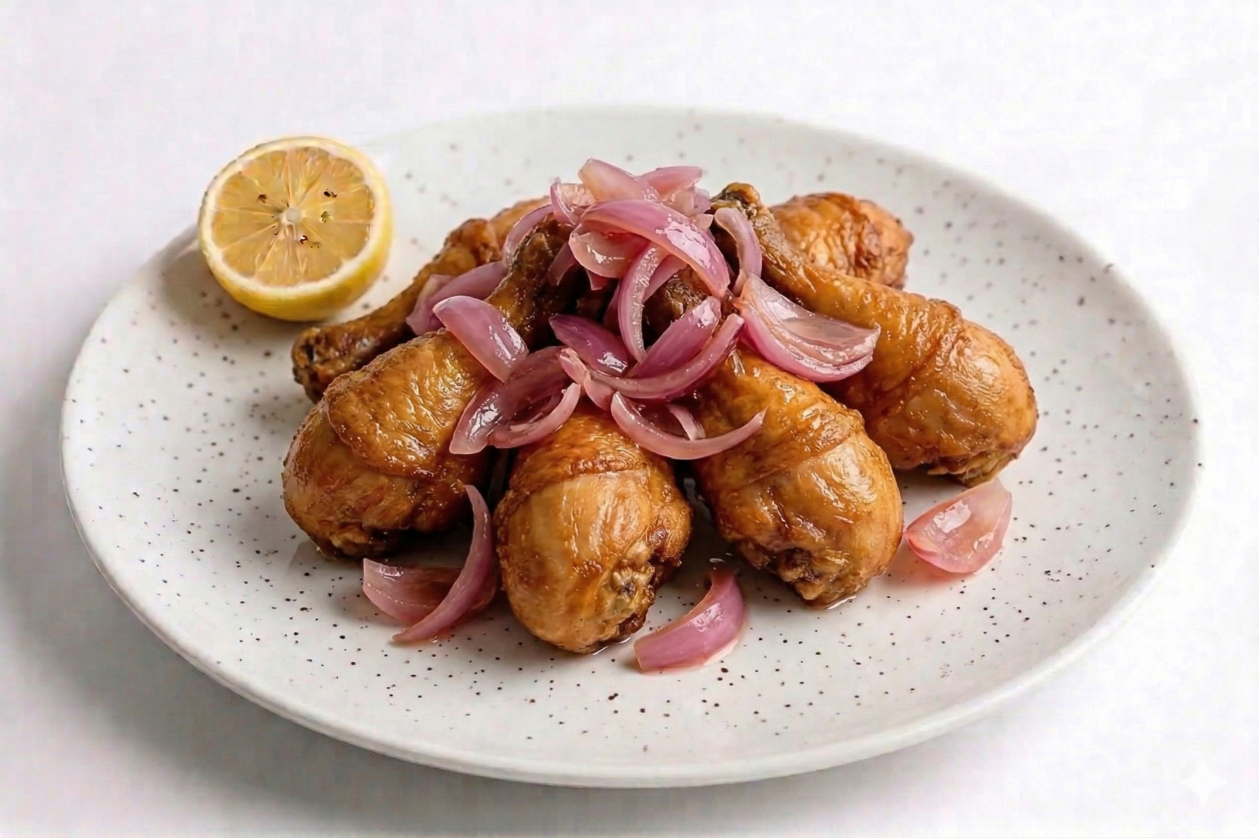 Image of product FRIED CHICKEN WINGS WITH ONION